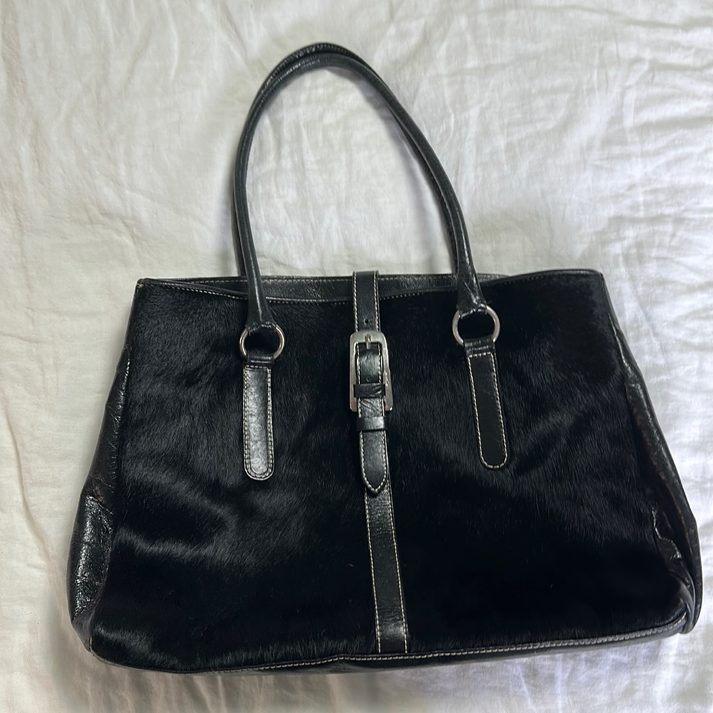 Italian leather purse bag tote